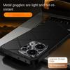 For OPPO Reno 13 13 Pro High-luxury Vegan Leather Metal Lens Protection Anti-drop and Anti-fingerprint Phone Case