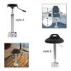 Boat Seat Pedestal Mount, Marine Chair Base, Heavy Duty Manual Sturdy for Most Boat Seat Mount,