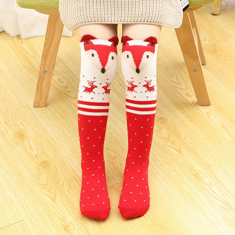 

Детские носки средней длины с рисунком: Легкие носки для девочек на весну/осень One Size Length 42cm / Fits 3-12 years