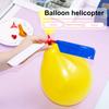 1 Set Outdoor Flying Balloon with Whistle Exercise Hands-on Ability Happy Flying Ball Balloon Aircraft for Easter Basket Fillers