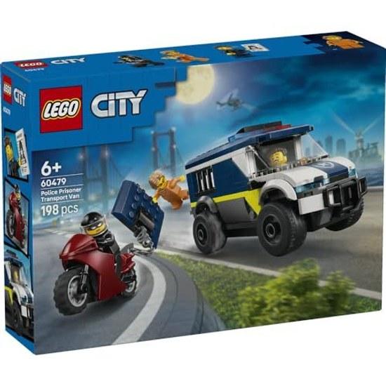 LEGO City Polizeitransportfahrzeug 60479 Spielzeug Jungen Mädchen Spielzeug Geburtstagsgeschenk Bausteine pädagogisch 6 Jahre 7 8 9 Fahrzeuge Autos Mini Kinder 198 Teile