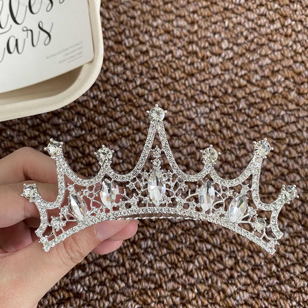 Elegant Princess Birthday Crown Hair Accessories for Girls