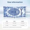 Floral Garden Theme Beach Towel Personalized Custom Name & Text Soft Quick Dry Beach Towel for Swimming Travel