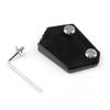 Bruce & Shark Side Stand Kickstand Plate Pad End for NC700S/X FORZA300 CB400 CBR250R X-ADV Motorcycle Motorcycle Black