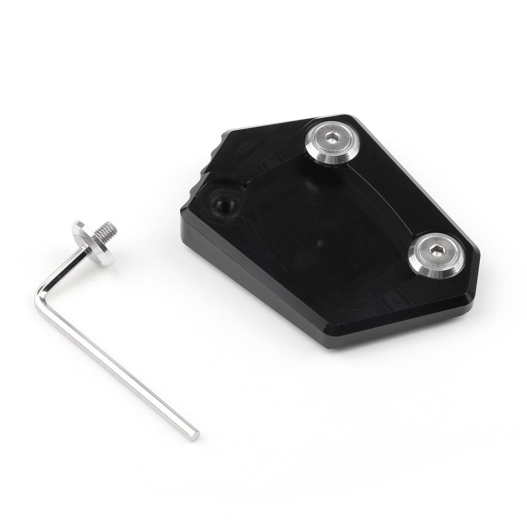 Bruce & Shark Side Stand Kickstand Plate Pad End for NC700S/X FORZA300 CB400 CBR250R X-ADV Motorcycle Motorcycle Black