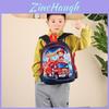 Adorable Cartoon-themed Boys Backpack Spacious Lightweight Breathable Nylon School Bag