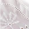 Women's Eyelet Embroidery 3/4 Sleeve Summer Notched Neck Boho Blouse Top
