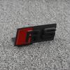 Car Honeycomb Grille Emblem Sticker Car Displacement Badge For 22 A3 A4 A6 Q5 A5 A1 Q3 Q7 A7 TT Q2 SQ5 RSQ3 RSQ8 S3 S4 RS5 RS6