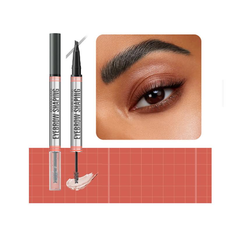 Hellokiss Dual-ended Liquid Eyebrow Pencil With Setting Gel For Perfect Brows