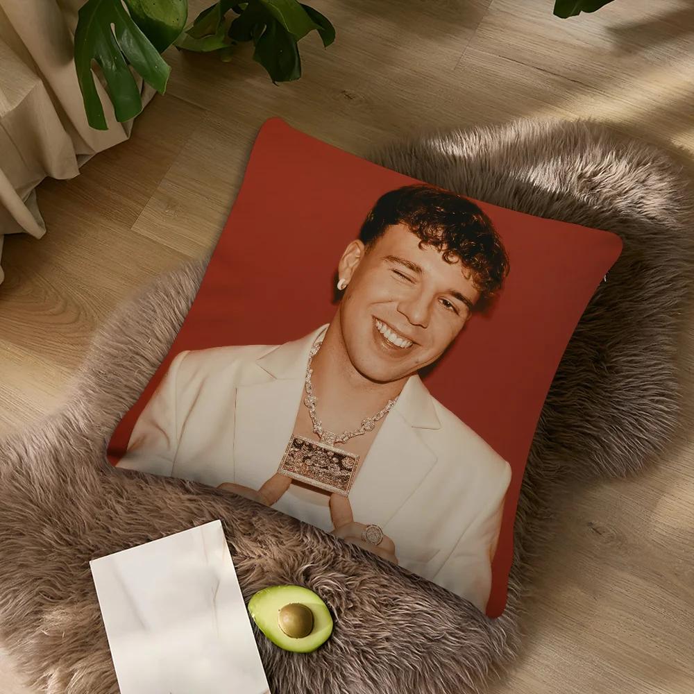 

Чехол для подушки Rapper Q-Quevedo, декоративная подушка для дивана в гостиной, квадратная подушка для отдыха и сна 12x12Inch