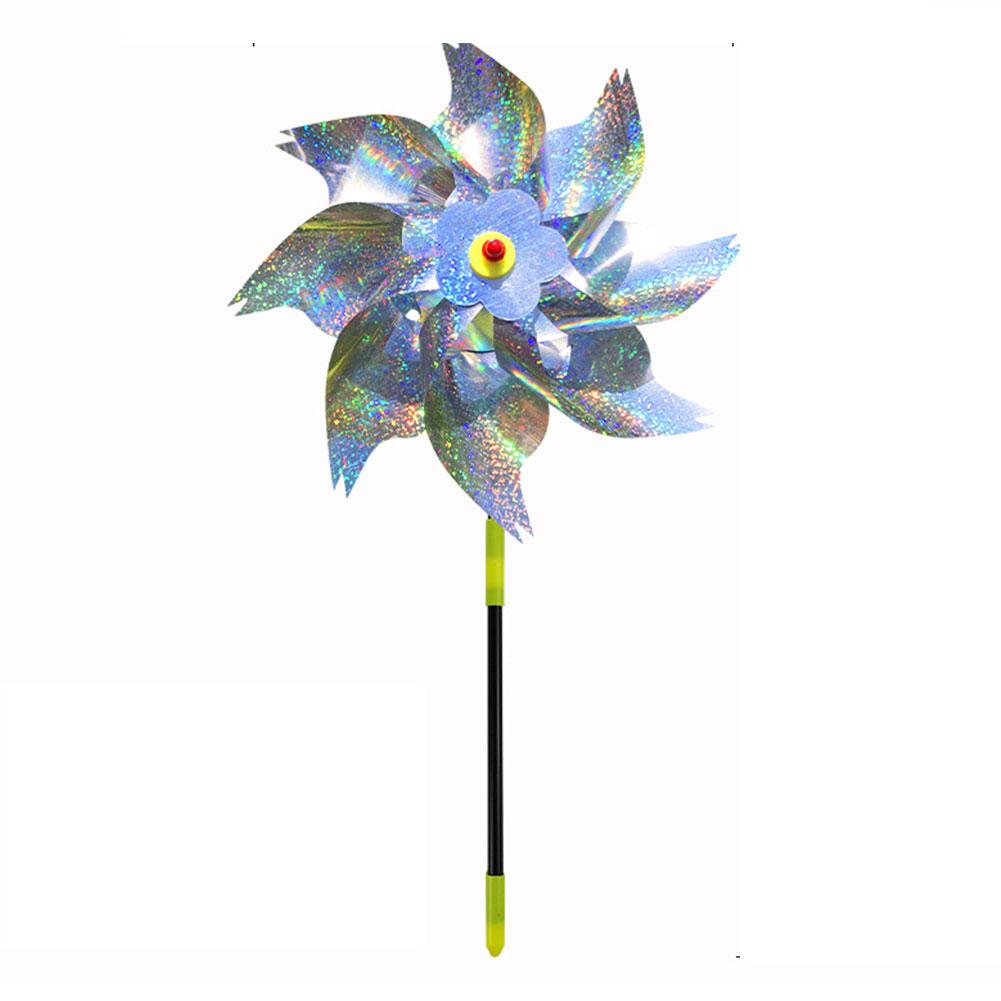 Bird Deterrents Windmill For Outside Reflective Pinwheels Spinners For Garden And Repellent Yar B4W4