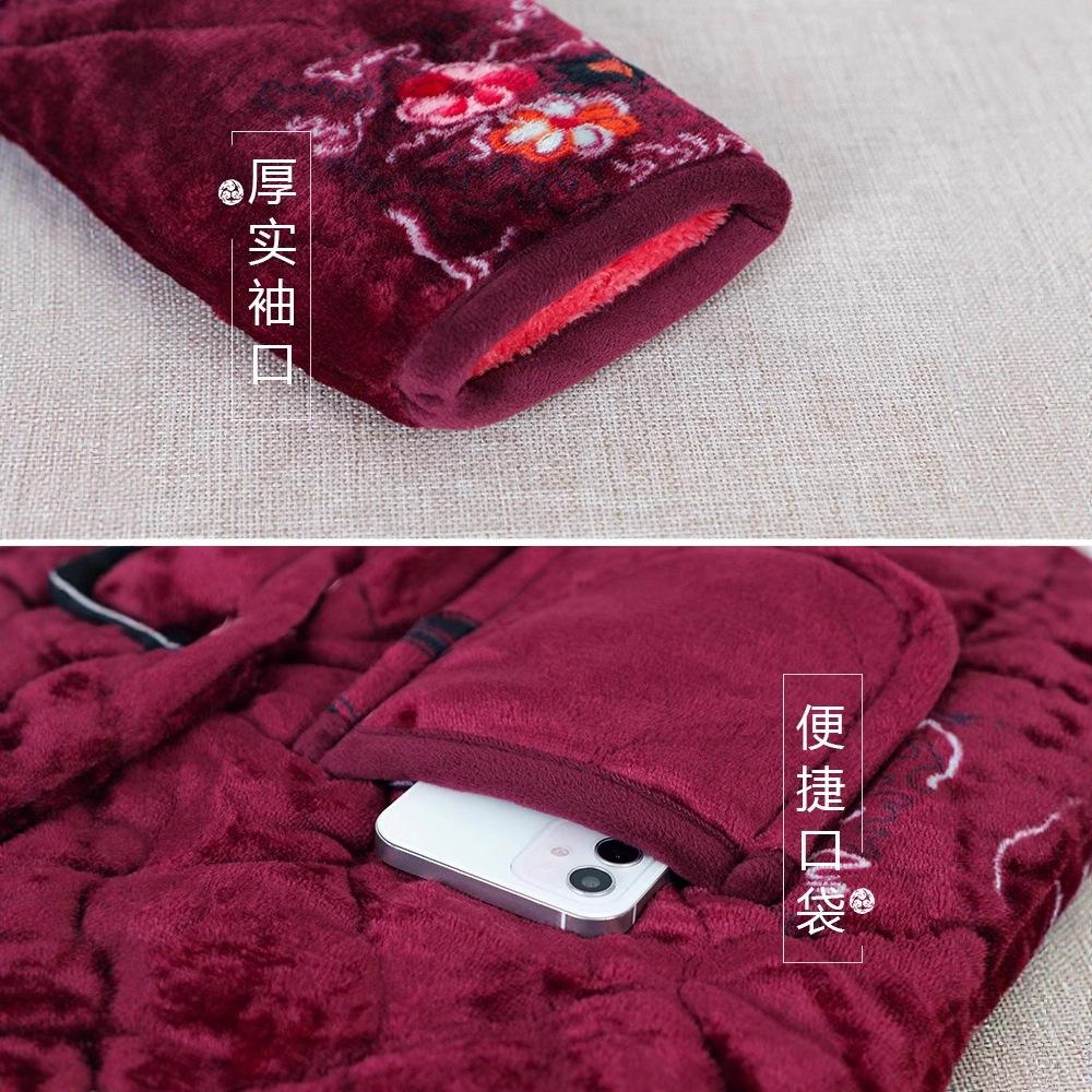 Winter pajamas velvet women's cotton-padded clothes thickened loungewear winter warm clothes