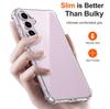 Clear Case for Samsung Galaxy A05 A05S A15 A25 A35 A55 A04 A04S A14 A24 A34 A54 A04E Soft TPU Bumper Fit Full Protective Shockproof Transparent Cove