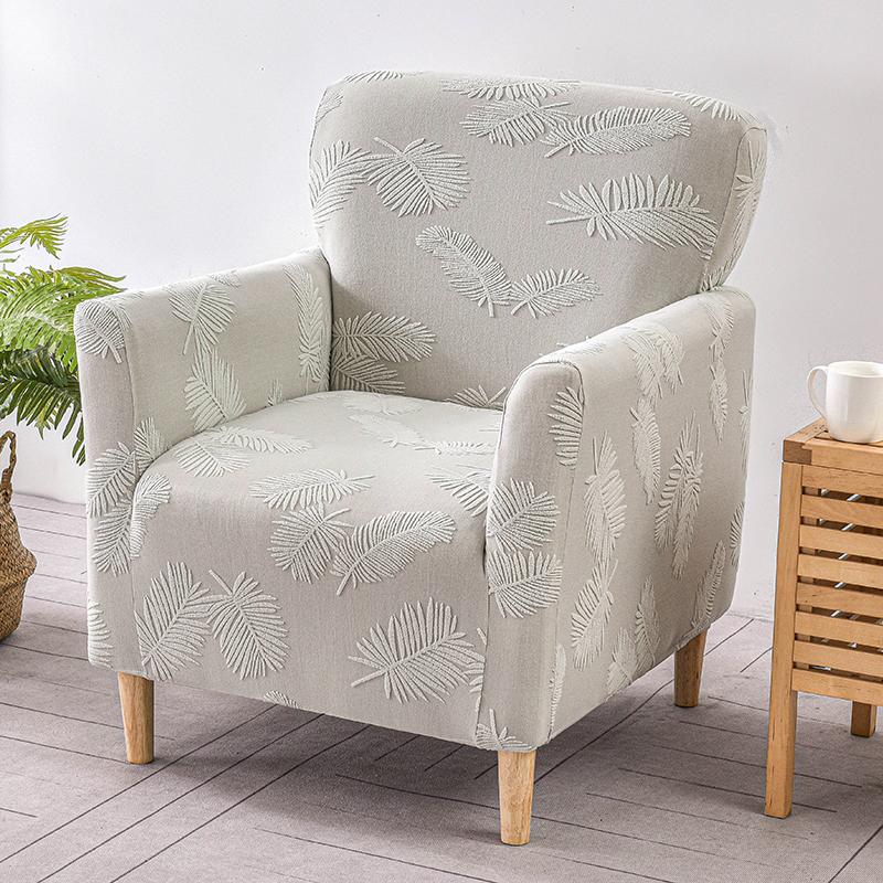 

Чехол на стул с подлокотниками, чехлы на стулья, диваны, кресла для гостиной, нескользящий чехол для кресла, защита мебели для собак и домашних животных светло-серый