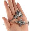 3D Aircraft Key Chain Fighter Jet Plane Battleplane Keyring Pendant Party Gift Car Key Ring  Men