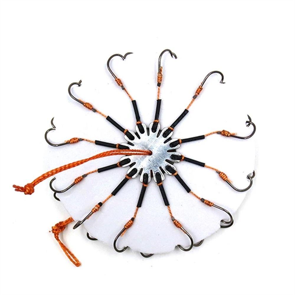 

2pcs/Lot Claw Hook 8#-13# With Hose For Fishing Flap Fishhooks Explosion String Hook Carp Bait 13
