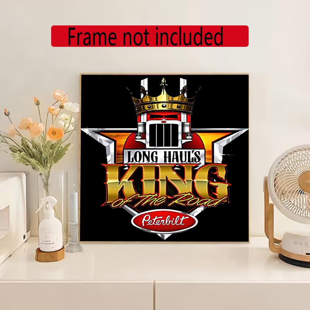 Kenworth Diamond Painting Round Diamond Mosaic Rhinestones Diamond Embroidery Craft Kit Wall Decor Without Frame