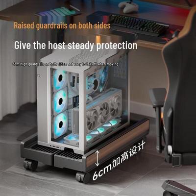 Computer Tower Stand with Wheels