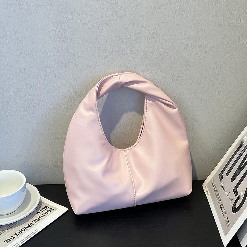 New retro pleated cloud bag niche texture bag simple portable dumpling bag