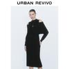 UR Women's Off-Shoulder Cross-Stitch Knit Dress