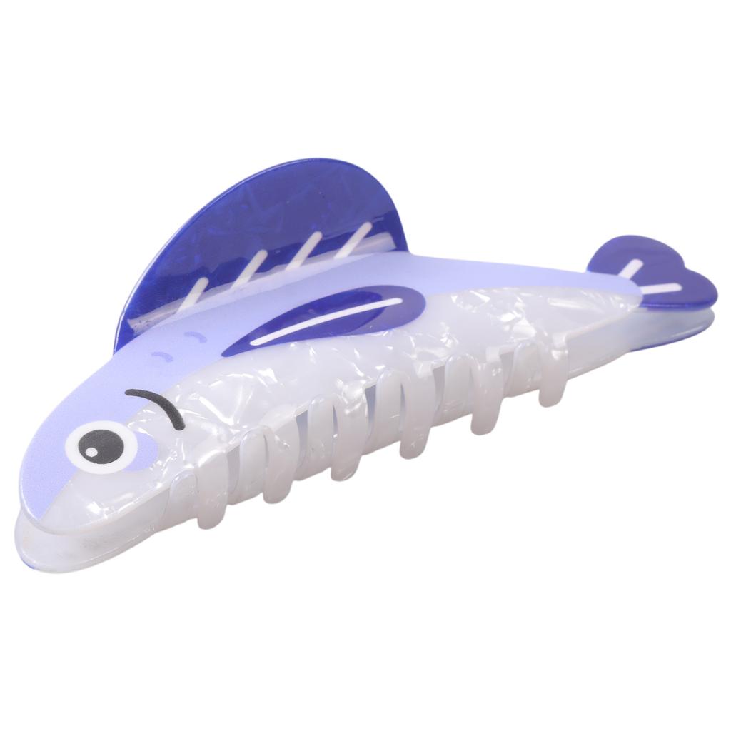 Fashion Fish Shape Hair Claw NonSlip Grip Hair Styling Tool Resin Hairpin For Daily Use And Gift Giving for Women