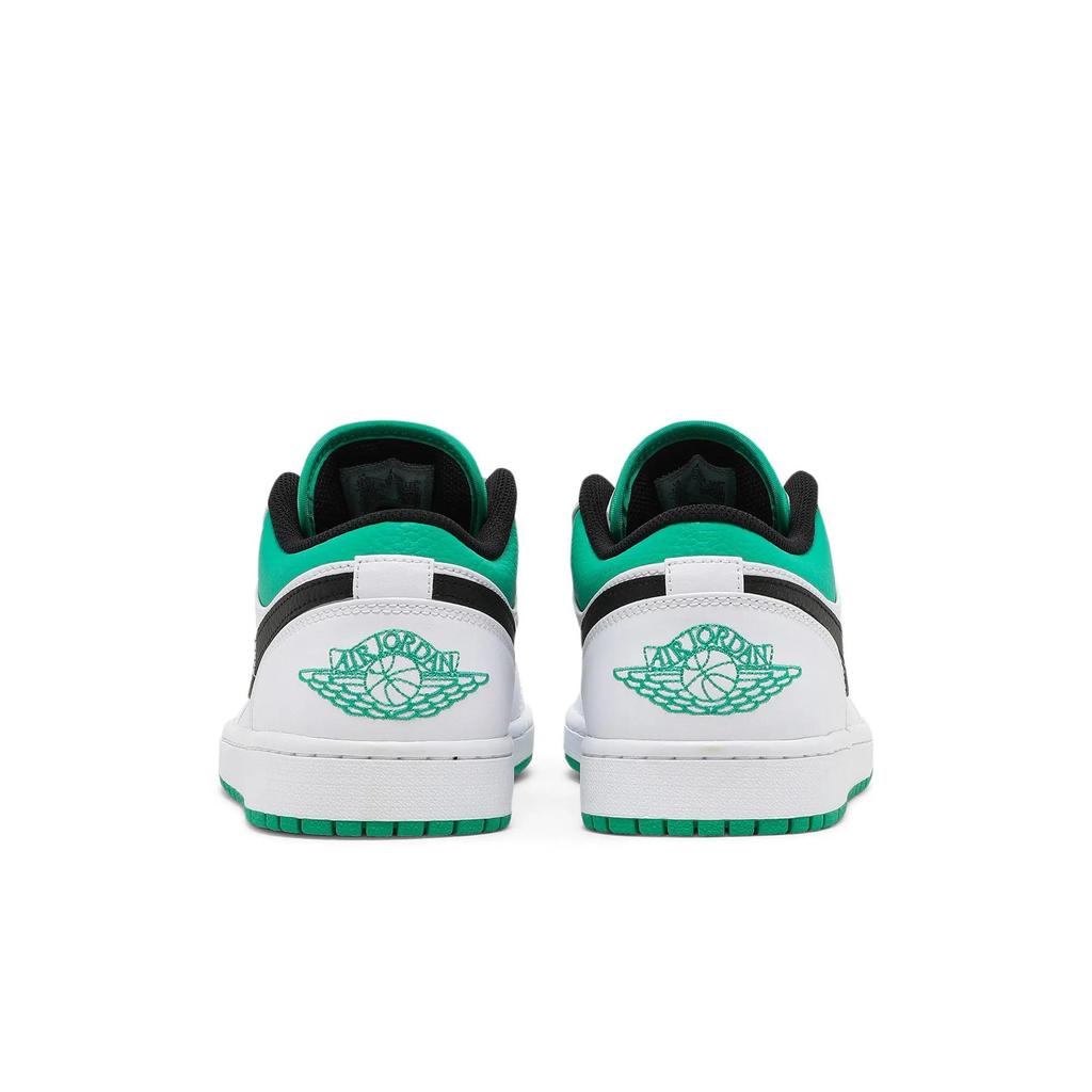 Air Jordan 1 Low 'White Lucky Green' (Unisex) White / Stadium Green / Lucky Green / Black Vintage Basketball Shoes 553558 129