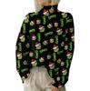 Julegensere for kvinner Strikkegenser Søt skjorte Høst Turtleneck Pullover Topper