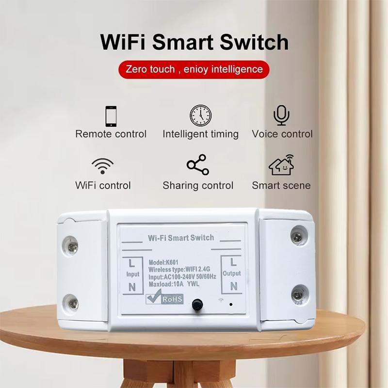 Tuya Wifi Switch 433MHz Universal Breaker Timer Smart Life APP Wireless Switch Remote Control Works with Alexa Google Assistant