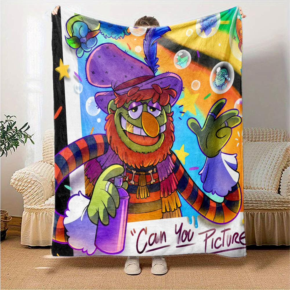 Muppets Blanket, High quality Comfortable for All Seasons, Home Decor, Warmth and Comfort