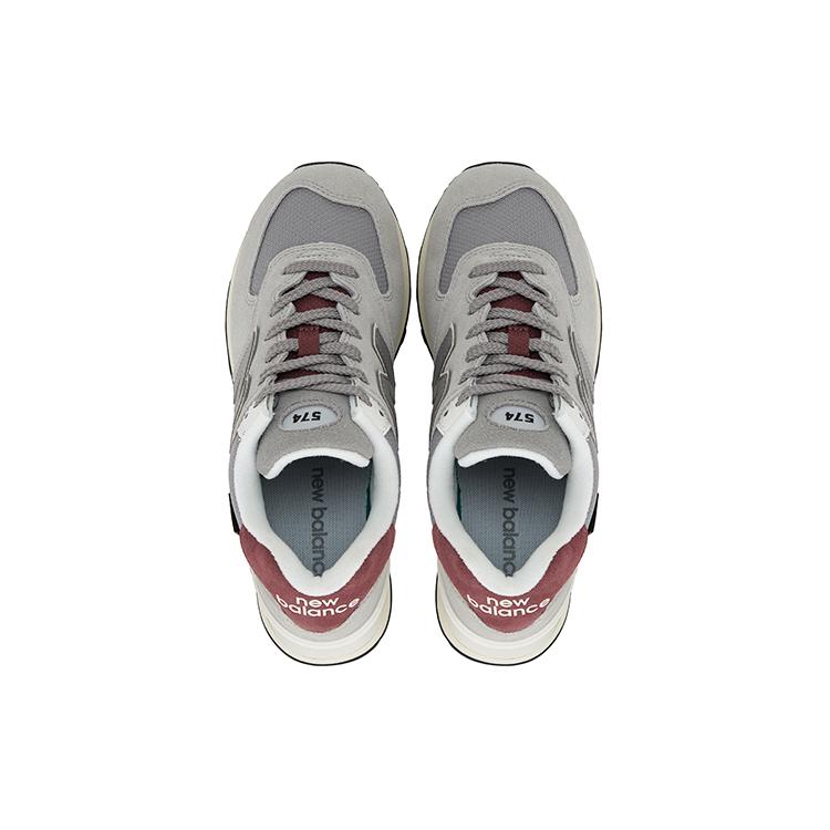 New Balance 574 Cordura Grey Brick Red