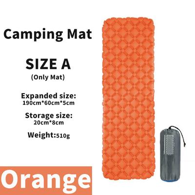 Aufblasbare Matratze Luftmatratze Campingmatte Ultraleicht Camping Matratze Isomatte Campingbett Nylon Isomatte