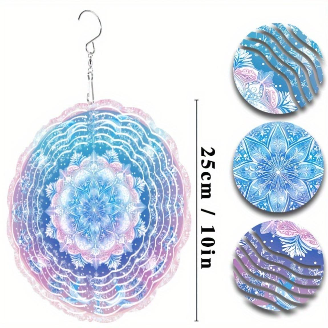 

Металлический вращающийся на 360 градусов колокольчик ветра 25,4 см Художественный дизайн с кинетическим эффектом Идеально подходит для декора сада Всесезонный подарок для друзей семьи 01A