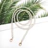 Adjustable Pearl Crossbody Strap with Phone Case Holder