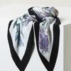 Daks Violet Flower Pleats Scarf Dcsc6e664v2