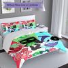 3pcs Custom Name game Dandy's World Bedding Set,Includes 1 Duvet Cover and 2 Pillowcases,All-season Bedroom Decor