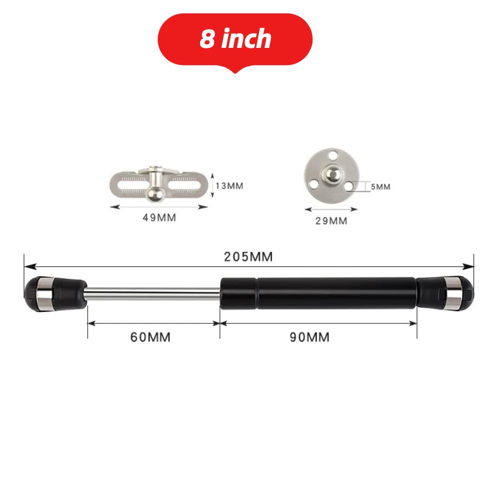 6/8inch Gas Springs 100N Gas Struts Lift Supports Shocks Soft Close Hinges Furniture Cabinet Door Lid Stay for Storage Box Strut