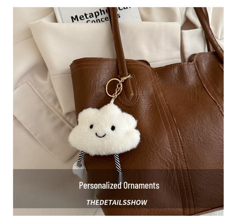 Korean Casual Large Capacity Women's Tote Bag - 2024 Trendy Simple Handbag for Versatile Commutes