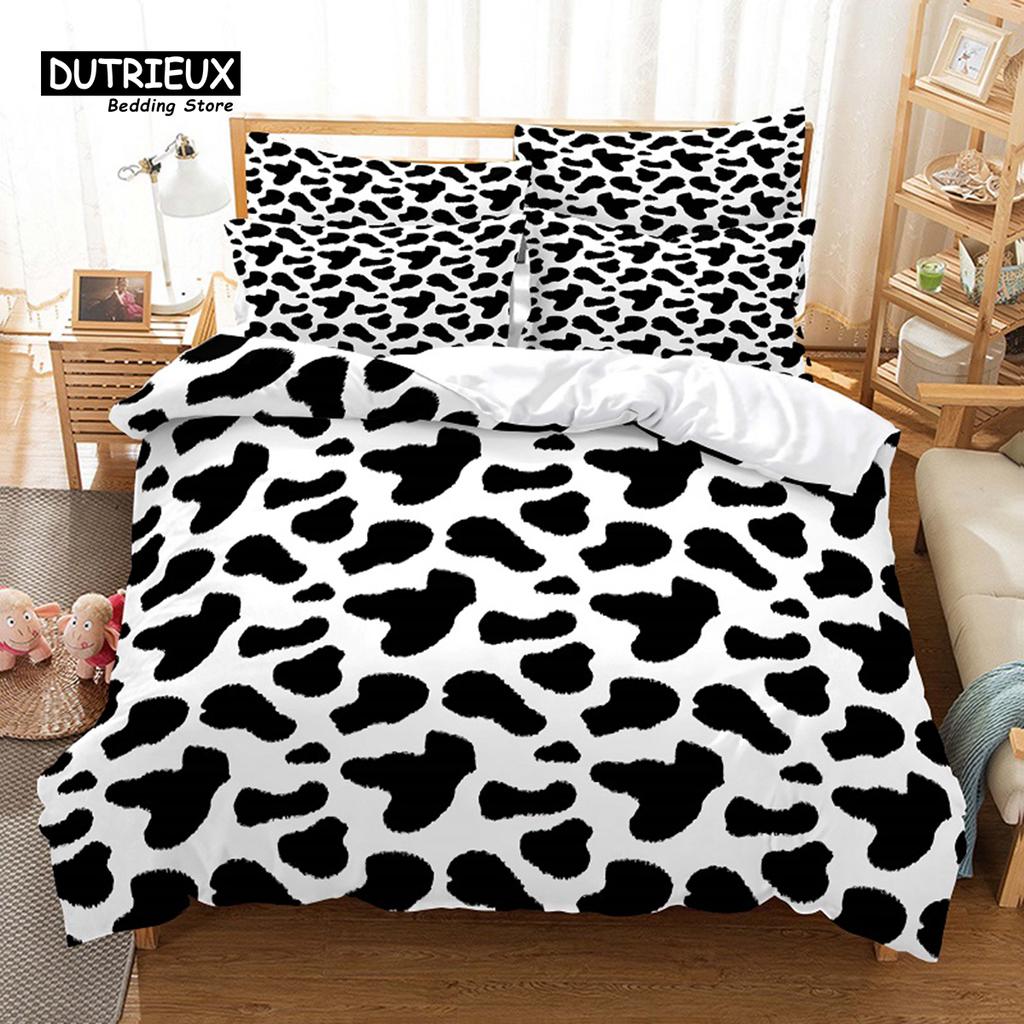 Flamingo Bedding Set, 3Pcs Duvet Cover Set, Soft Comfortable Breathable Duvet Cover, For Bedroom Guest Room Decor