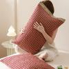 Pure Cotton Envelope-style Plaid Pillowcase Rectangular Pillow Cover Washable Pillowslip  Dormitory