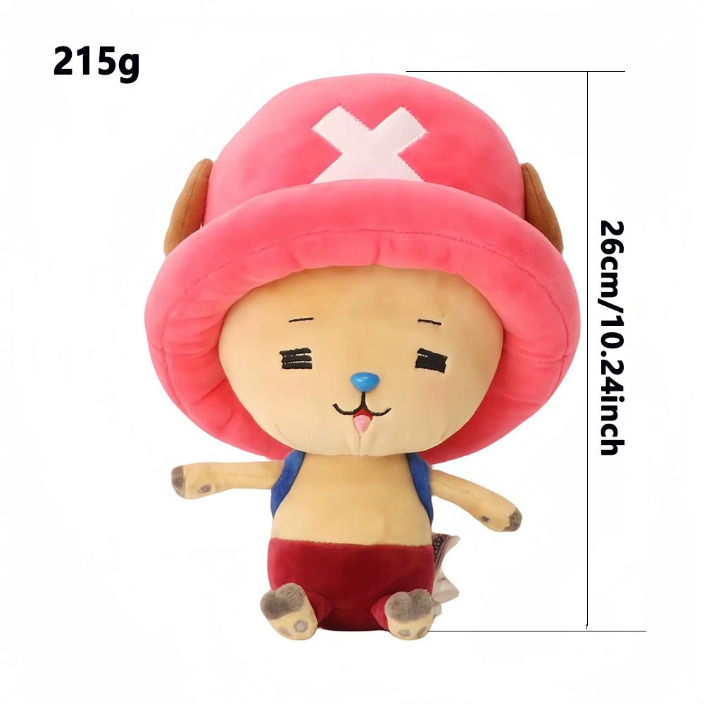 14-35cm/5.5-13.7inch Genuine ONE PIECE Stuffed Plush Toy Kawaii Plush Keychain Toy Tony Chopper Soft Stuffed Plush Doll Keychain