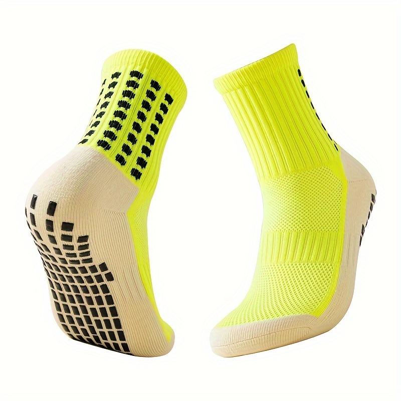 Neue Fußballsocken für Herren Outdoor-Sport Greifsocken Silikon Anti-Rutsch-Socken Fußball Basketball Sportsocken