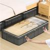 Homefish 1Pc Large Capacity And Super Load-Bearing Black Composite Material Storage Bag, Dustproof And Moisture-Proof