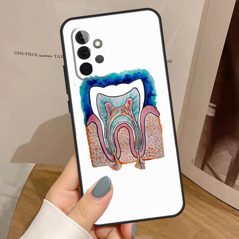 Dental Definitions Tooth For Samsung Galaxy A53 A33 A13 A23 A15 A25 A35 A55 A51 A71 A12 A32 A52 A14 A34 A54 Case