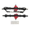 RC Car Metal Front Rear Axle Set for MN D90 D91 99S FJ45 1 12 RC Car Upgrade PartsBlack Red