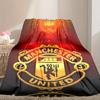 1pc Digital Print Nap Blanket, Manchester United Manchester City Blanket for Home Use, All Season Warmth, Christmas and Valentine's Day Gift Blanket