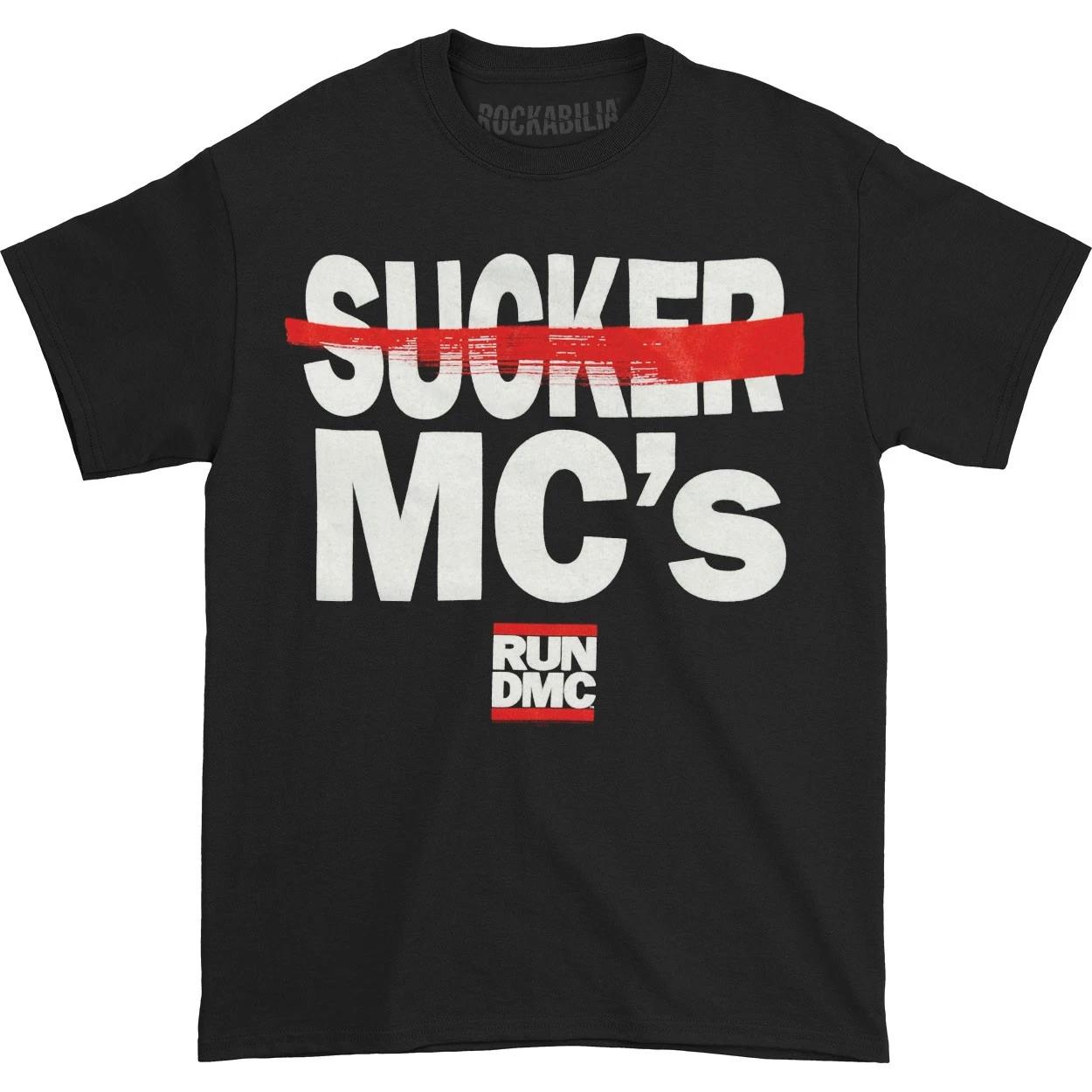 Men s Run DMC Sucker MC s T-shirt Large Black 3XL