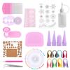 1 Set   Quilling Paper Craft Rolling Kit Slotted Tools Strips Tweezer For Decoration