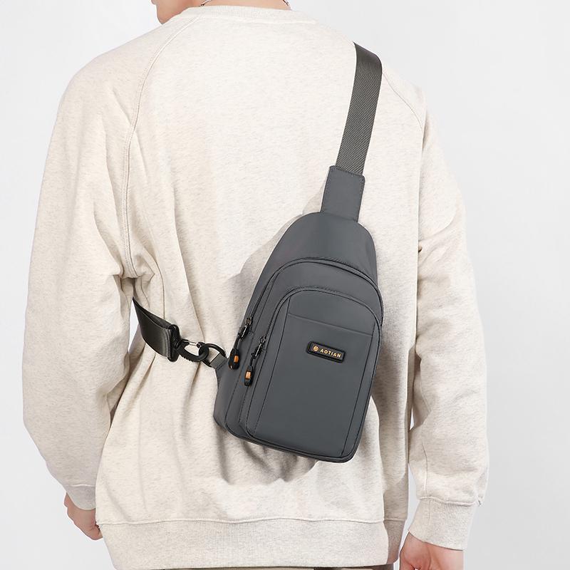 Herren Outdoor Freizeit Sport Brusttasche Pendler Umhängetasche