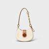 Bag Women's Autumn and Winter New Autumn Fashion High-End Contrast Saddle Bag Daily Commuter One Shoulder Crossbody Bag