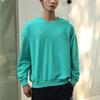 Li Ning Color Block Logo Print Round Neck Long Sleeve Sweatshirt Men sweatshirt Aqua-Green AWDRF73-4